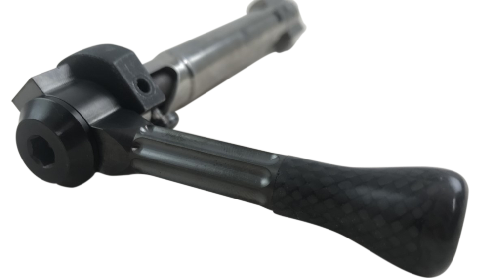 Savage fluted titanium bolt handle (Right Hand)